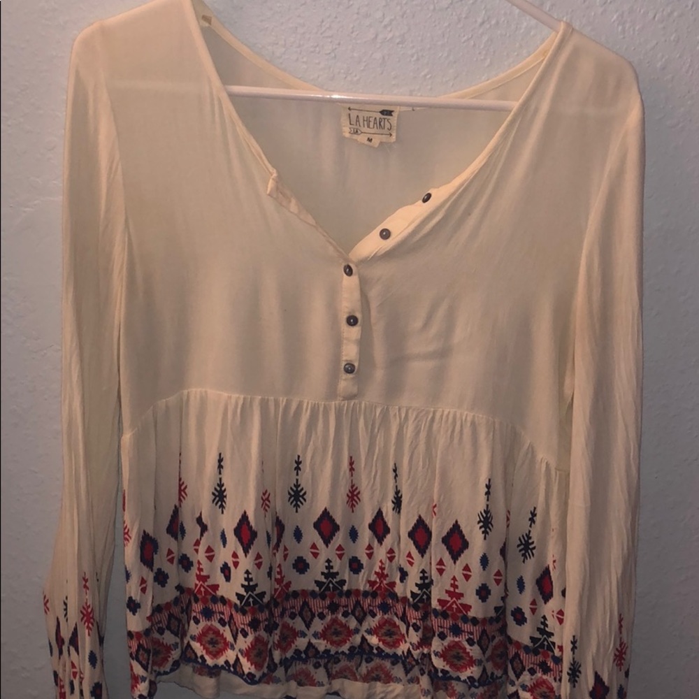 Patterned Blouse